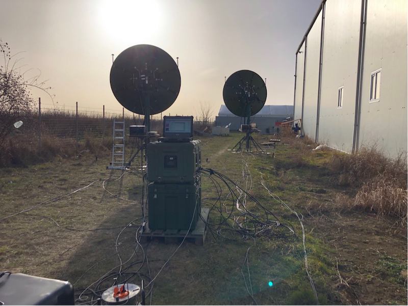 76 km link test